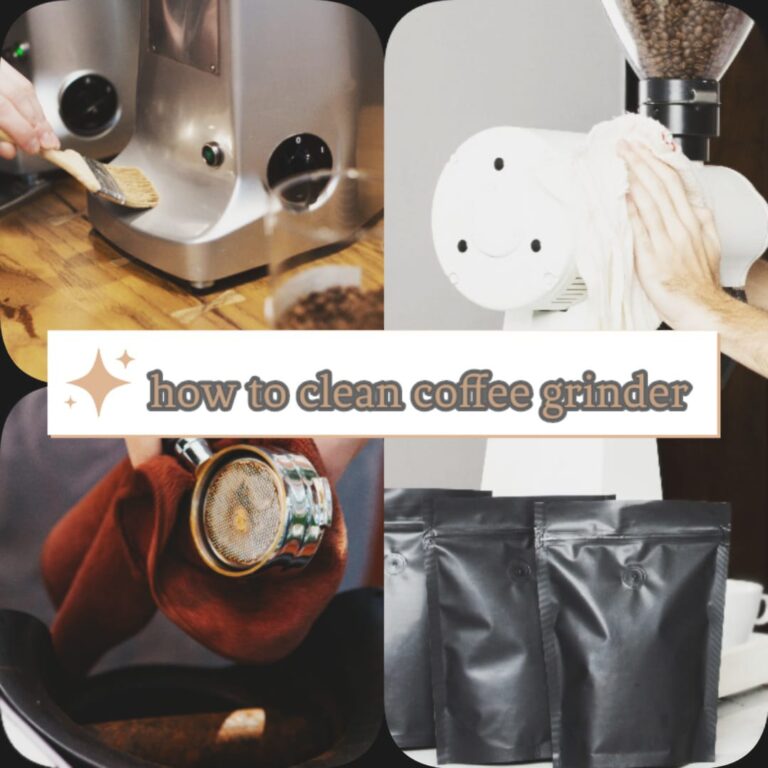 how to clean coffee grinder