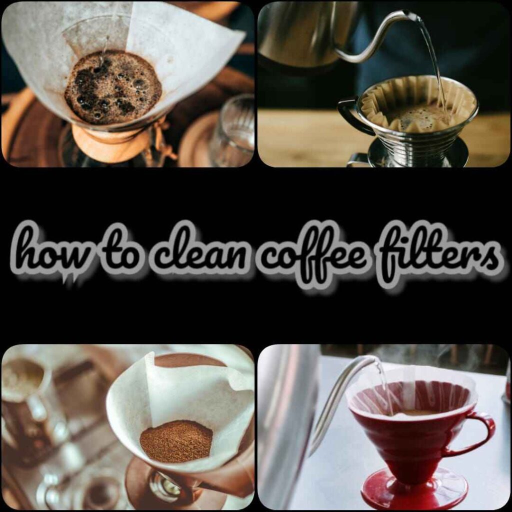 how to clean coffee filters