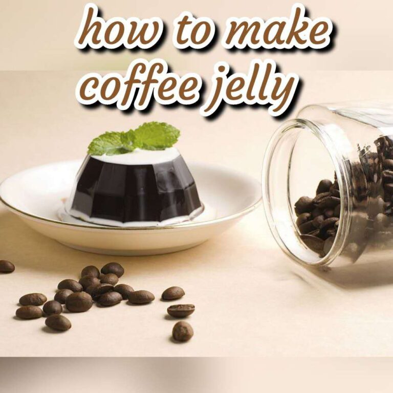 how to make coffee jelly