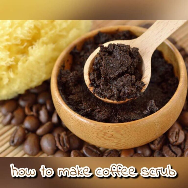 how to make coffee scrub