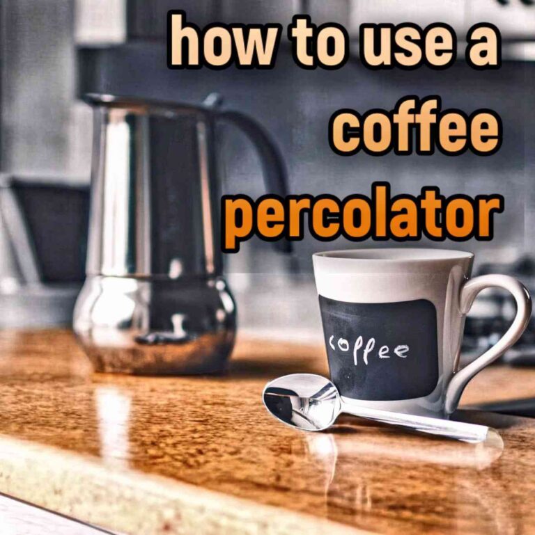 how to use a coffee percolator