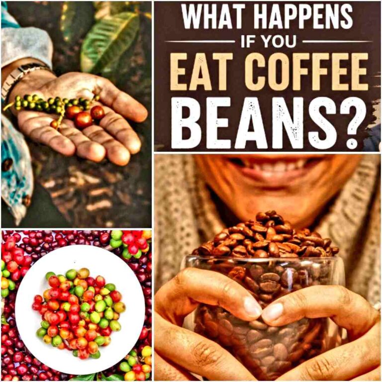 what happens if you eat coffee beans